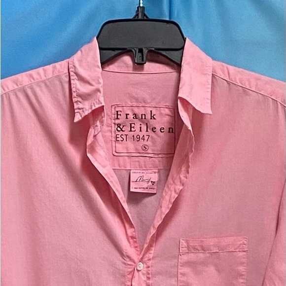 Frank & Eileen MARY Classic Shirtdress Size: S Pink - Picture 6 of 16